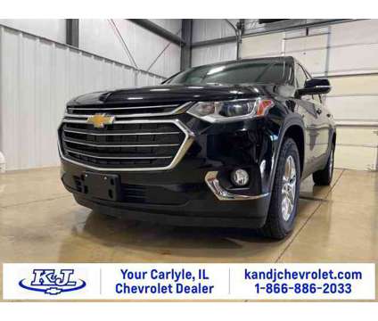 2021 Chevrolet Traverse LT 1LT is a Black 2021 Chevrolet Traverse LT SUV in Carlyle IL