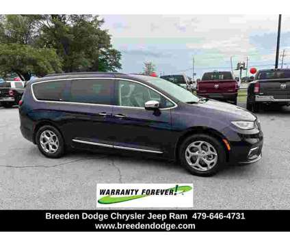 2022 Chrysler Pacifica Limited is a Black 2022 Chrysler Pacifica Limited Car for Sale in Fort Smith AR