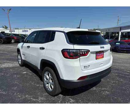 2024 Jeep Compass Sport is a White 2024 Jeep Compass Sport SUV in Branson MO