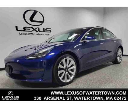 2018 Tesla Model 3 is a Blue 2018 Tesla Model 3 Sedan in Watertown MA