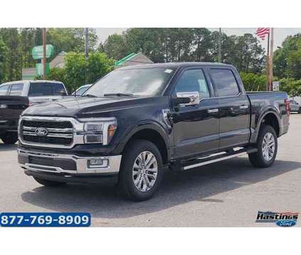 2024 Ford F-150 Lariat is a Black 2024 Ford F-150 Lariat Truck in Greenville NC