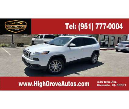 2018 Jeep Cherokee for sale is a White 2018 Jeep Cherokee Car for Sale in Riverside CA