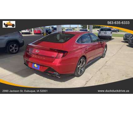 2021 Hyundai Sonata for sale is a Red 2021 Hyundai Sonata Car for Sale in Dubuque IA