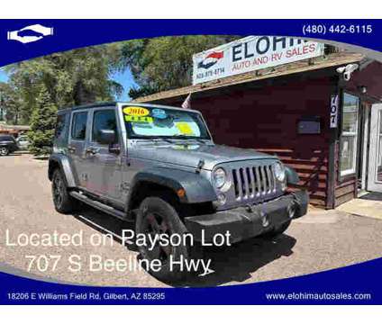 2016 Jeep Wrangler for sale is a Silver 2016 Jeep Wrangler Car for Sale in Gilbert AZ