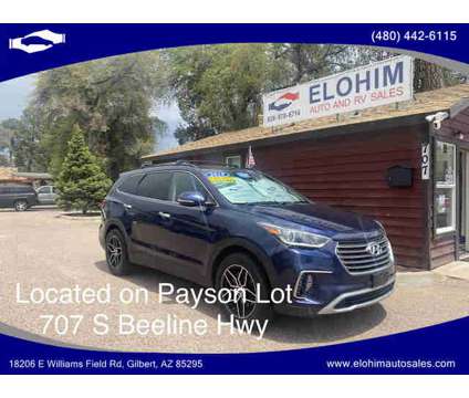 2018 Hyundai Santa Fe for sale is a Blue 2018 Hyundai Santa Fe Car for Sale in Gilbert AZ