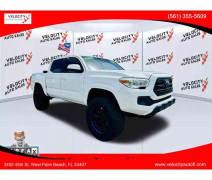 2018 Toyota Tacoma Double Cab for sale is a White 2018 Toyota Tacoma Double Cab Car for Sale in West Palm Beach FL