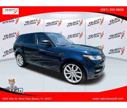 2016 Land Rover Range Rover Sport for sale is a Blue 2016 Land Rover Range Rover Sport Car for Sale in West Palm Beach FL