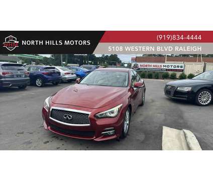 2015 INFINITI Q50 for sale is a Red 2015 Infiniti Q50 Car for Sale in Raleigh NC