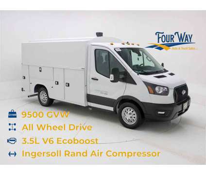 Used 2023 FORD T350 TRANSIT CUTAWAY 138&quot; For Sale is a White 2023 Car for Sale in New Holland PA