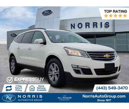 2015 Chevrolet Traverse LT is a White 2015 Chevrolet Traverse LT Car for Sale in Dundalk MD