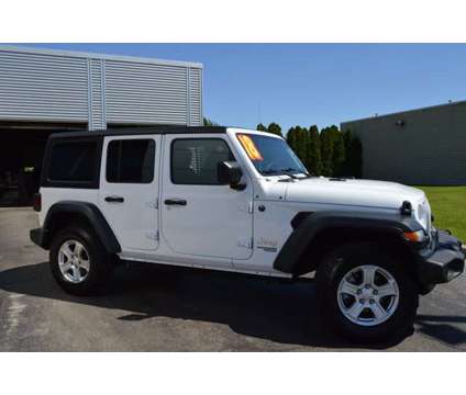 2018 Jeep Wrangler Unlimited Sport S is a White 2018 Jeep Wrangler Unlimited Sport Car for Sale in Gurnee IL