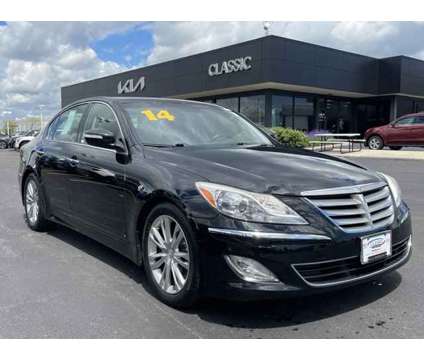 2014 Hyundai Genesis 3.8L is a Black 2014 Hyundai Genesis 5.0 Trim Car for Sale in Waukegan IL