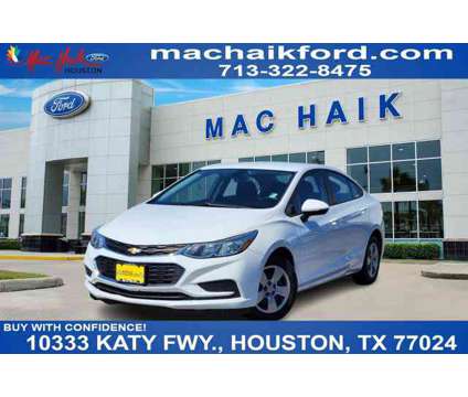 2018 Chevrolet Cruze Ls is a White 2018 Chevrolet Cruze LS Car for Sale in Houston TX