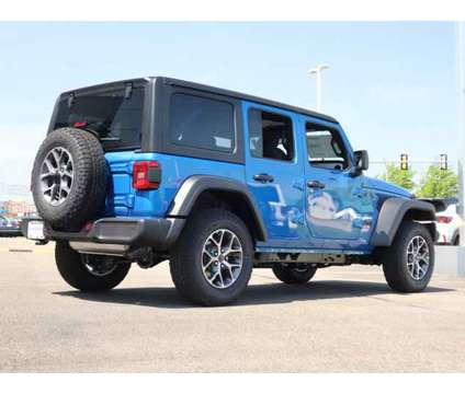 2024 Jeep Wrangler Sport S is a Blue 2024 Jeep Wrangler Sport Car for Sale in Rockford IL