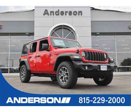 2024 Jeep Wrangler Sport S is a Red 2024 Jeep Wrangler Sport Car for Sale in Rockford IL