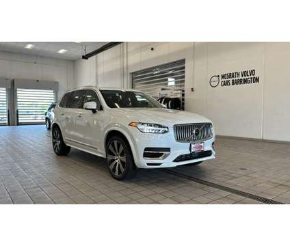 2024 Volvo XC90 Recharge Plug-In Hybrid Plus Bright Theme is a White 2024 Volvo XC90 3.2 Trim Hybrid in Barrington IL