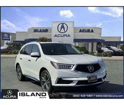 2020 Acura MDX w/Technology Pkg w/Navigation is a Silver, White 2020 Acura MDX Car for Sale in Wantagh NY