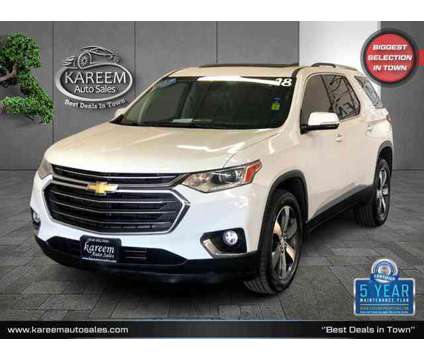 2018 Chevrolet Traverse LT Leather is a White 2018 Chevrolet Traverse LT Car for Sale in Sacramento CA