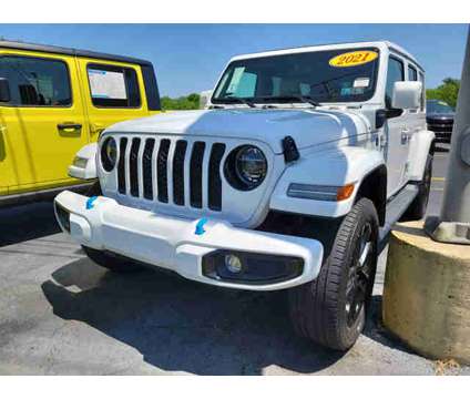 2021 Jeep Wrangler 4xe Unlimited Sahara High Altitude is a White 2021 Jeep Wrangler Car for Sale in Horsham PA