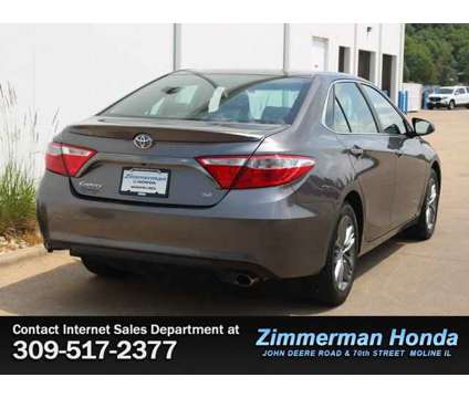 2016 Toyota Camry SE is a Grey 2016 Toyota Camry SE Car for Sale in Moline IL