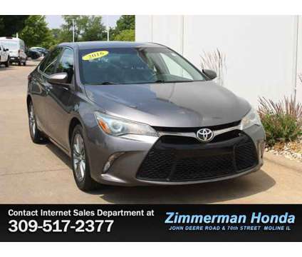 2016 Toyota Camry SE is a Grey 2016 Toyota Camry SE Car for Sale in Moline IL