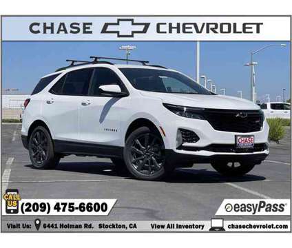 2024 Chevrolet Equinox RS is a White 2024 Chevrolet Equinox Car for Sale in Stockton CA