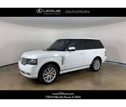 2012 Land Rover Range Rover Supercharged is a White 2012 Land Rover Range Rover Supercharged Car for Sale in Peoria IL