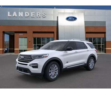 2024 Ford Explorer King Ranch is a White 2024 Ford Explorer Car for Sale in Collierville TN