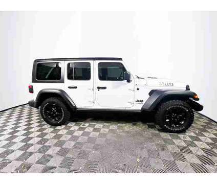 2020 Jeep Wrangler Unlimited Willys is a White 2020 Jeep Wrangler Unlimited Car for Sale in Tampa FL