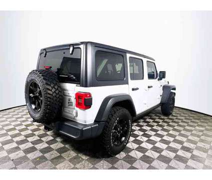 2020 Jeep Wrangler Unlimited Willys is a White 2020 Jeep Wrangler Unlimited Car for Sale in Tampa FL