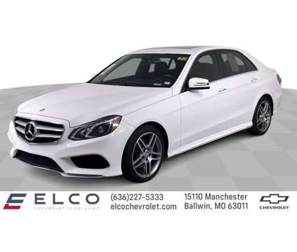 2016 Mercedes-Benz E-Class E 400 is a White 2016 Mercedes-Benz E Class E400 Car for Sale in Ballwin MO