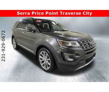 2016 Ford Explorer Limited is a Grey 2016 Ford Explorer Limited Car for Sale in Traverse City MI