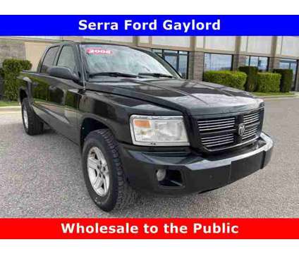 2008 Dodge Dakota Sport is a Black 2008 Dodge Dakota Sport Car for Sale in Traverse City MI