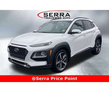 2021 Hyundai Kona Ultimate is a White 2021 Hyundai Kona Ultimate Car for Sale in Traverse City MI