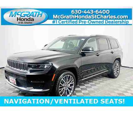 2021 Jeep Grand Cherokee L Summit Reserve is a Black 2021 Jeep grand cherokee Car for Sale in Saint Charles IL