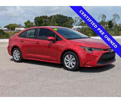 2020 Toyota Corolla LE is a Red 2020 Toyota Corolla LE Car for Sale in Sarasota FL