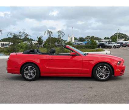 2013 Ford Mustang V6 Premium is a Red 2013 Ford Mustang V6 Car for Sale in Sarasota FL