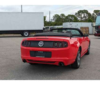 2013 Ford Mustang V6 Premium is a Red 2013 Ford Mustang V6 Car for Sale in Sarasota FL