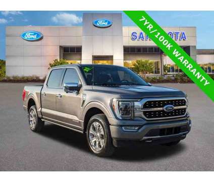 2021 Ford F-150 Platinum is a Grey 2021 Ford F-150 Platinum Car for Sale in Sarasota FL