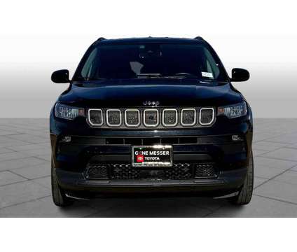 2022UsedJeepUsedCompassUsed4x4 is a Black 2022 Jeep Compass Car for Sale in Lubbock TX