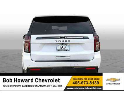 2022UsedChevroletUsedTahoeUsed4WD 4dr is a White 2022 Chevrolet Tahoe Car for Sale in Oklahoma City OK