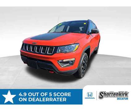 2020UsedJeepUsedCompassUsed4x4 is a Orange 2020 Jeep Compass Car for Sale in Decatur AL