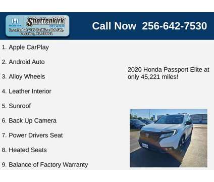 2020UsedHondaUsedPassportUsedAWD is a Silver, White 2020 Honda Passport Car for Sale in Decatur AL