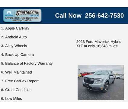 2023UsedFordUsedMaverickUsedFWD SuperCrew is a Silver 2023 Ford Maverick Car for Sale in Decatur AL