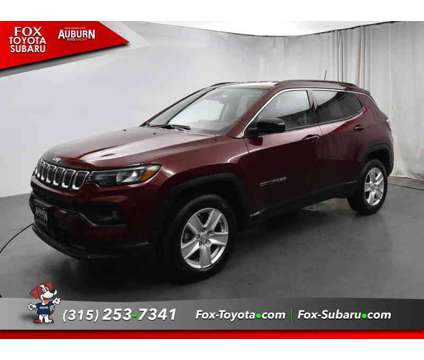 2022UsedJeepUsedCompassUsed4x4 is a Red 2022 Jeep Compass Car for Sale in Auburn NY