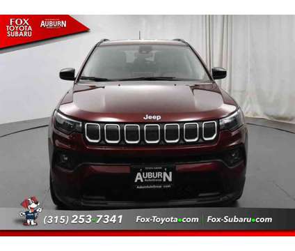 2022UsedJeepUsedCompassUsed4x4 is a Red 2022 Jeep Compass Car for Sale in Auburn NY