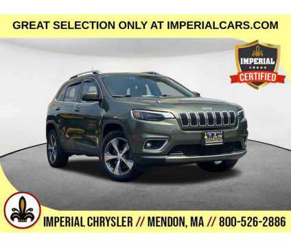 2019UsedJeepUsedCherokee is a Green 2019 Jeep Cherokee Limited Car for Sale in Mendon MA