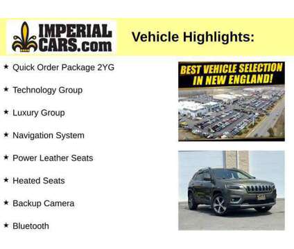 2019UsedJeepUsedCherokee is a Green 2019 Jeep Cherokee Limited Car for Sale in Mendon MA