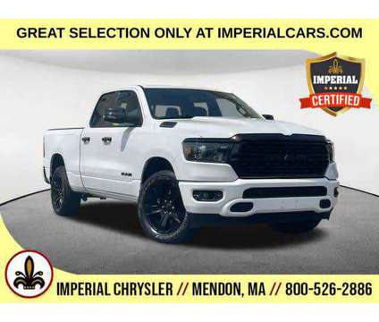 2023UsedRamUsed1500 is a White 2023 RAM 1500 Model Big Horn Truck in Mendon MA