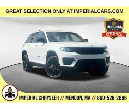 2022UsedJeepUsedGrand Cherokee is a White 2022 Jeep grand cherokee Altitude Car for Sale in Mendon MA